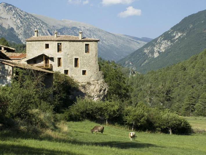 Casa rural para 13 personas, con Balcón y Terraza además de Jardín y Vistas en Port del Comte
