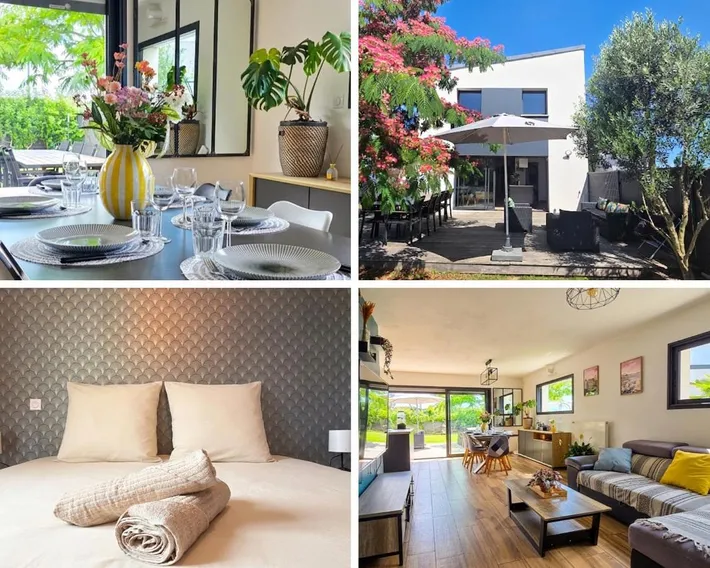 Casa de vacaciones para 8 personas, con terraza y jardín - 1