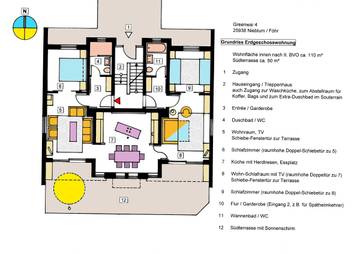 Ferienwohnung für 5 Personen in Nieblum, Föhr, Bild 2