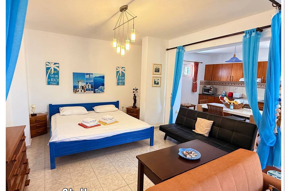 Ganze Wohnung, ☀️Stella Apartment☀️Almyrida 350m from the Sea, you don't rent a Car in Almyrida, Vamos