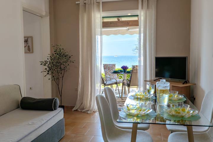 Ferienhaus für 4 Personen, mit Meerblick und Garten sowie Ausblick auf Korfu - 2