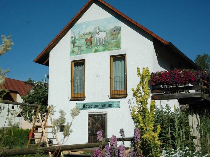 Location de vacances pour 5 personnes, avec Balcon et Jardin ainsi que Sauna et Vue à Waischenfeld