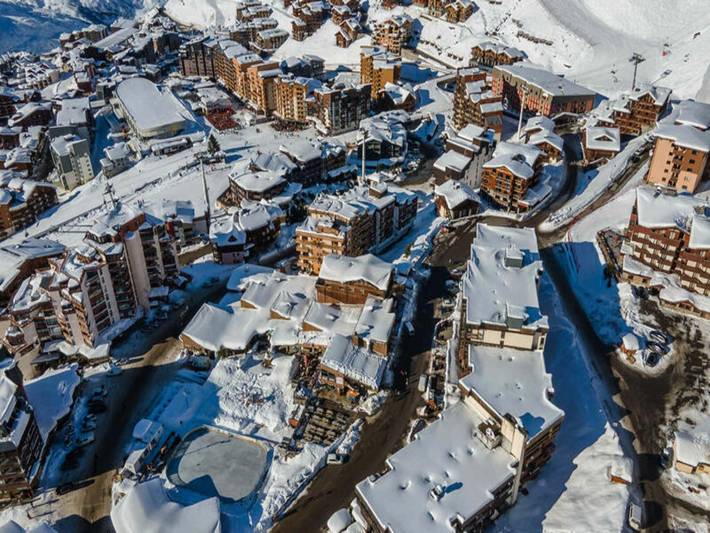 Chalet pour 9 personnes, avec balcon à Val Thorens