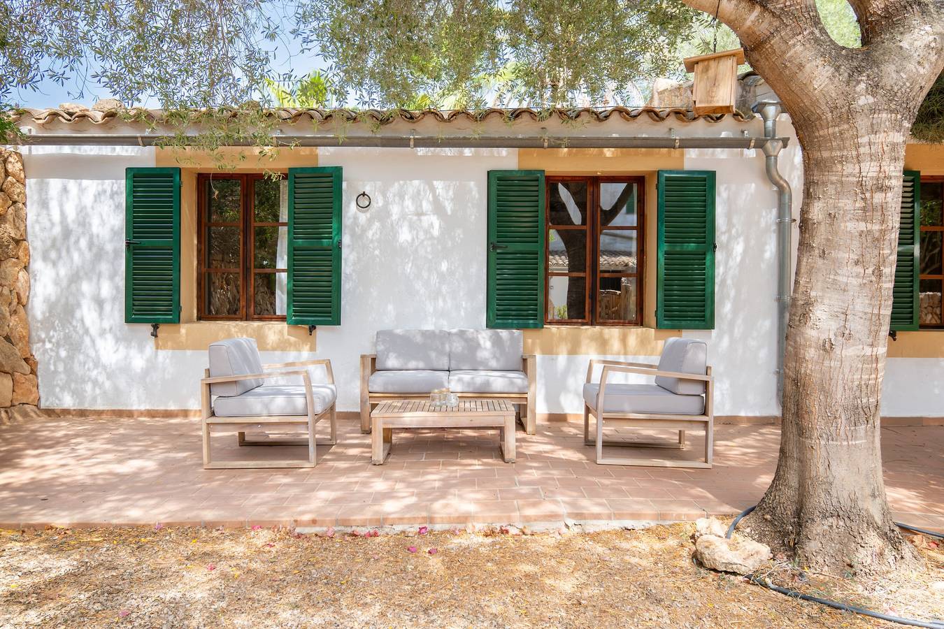 Ferme 'Sa Bassa Crua Agroturismo 3' avec piscine partagée, terrasse privée et Wi-Fi in Llucmajor, Côte de Majorque