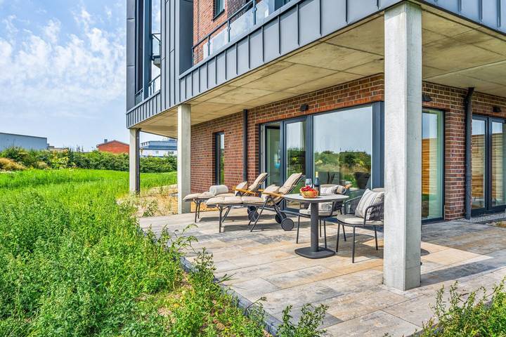 Ferienwohnung für 4 Personen, mit Terrasse und Sauna in Dagebüll