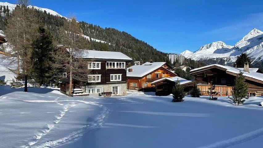 Hütte für 10 Personen, mit Balkon und Garten in Arosa - 4