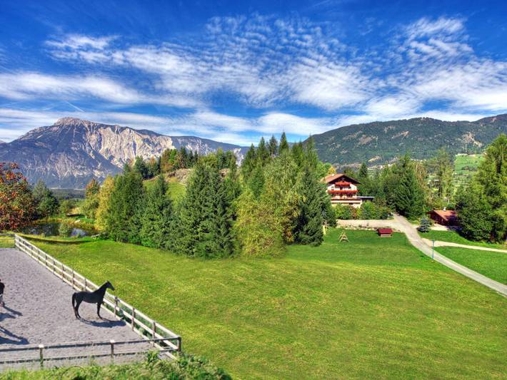 Ferienwohnung für 2 Personen, mit Balkon und Garten sowie Ausblick