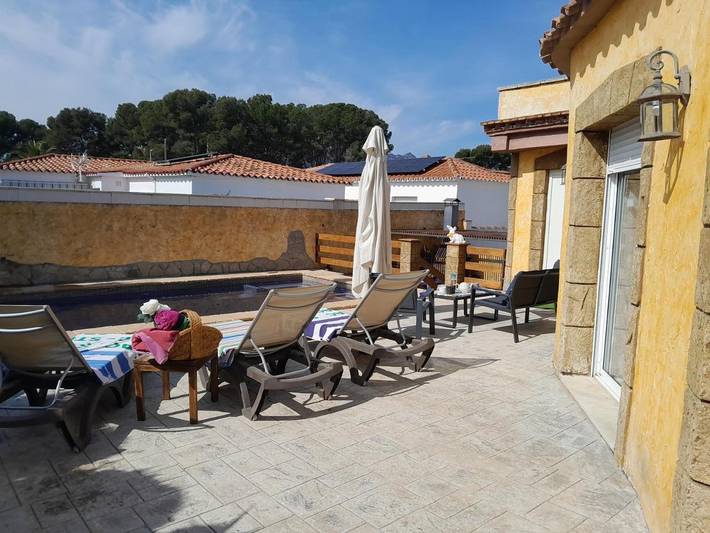 Casa rural para 8 personas, con piscina además de vistas y jardín en Miami Platja - 3