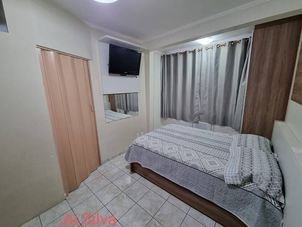 Ganze Wohnung, Wohnzimmer, ausgestattet mit Meerblick 7Andar in Santos, Baixada Santista