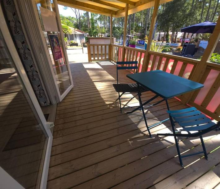 Camping pour 5 personnes, avec sauna et jardin ainsi que jacuzzi et piscine à Seignosse - 2