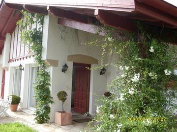 Cottage pour 2 personnes, avec jardin ainsi que vue et terrasse à Ascain