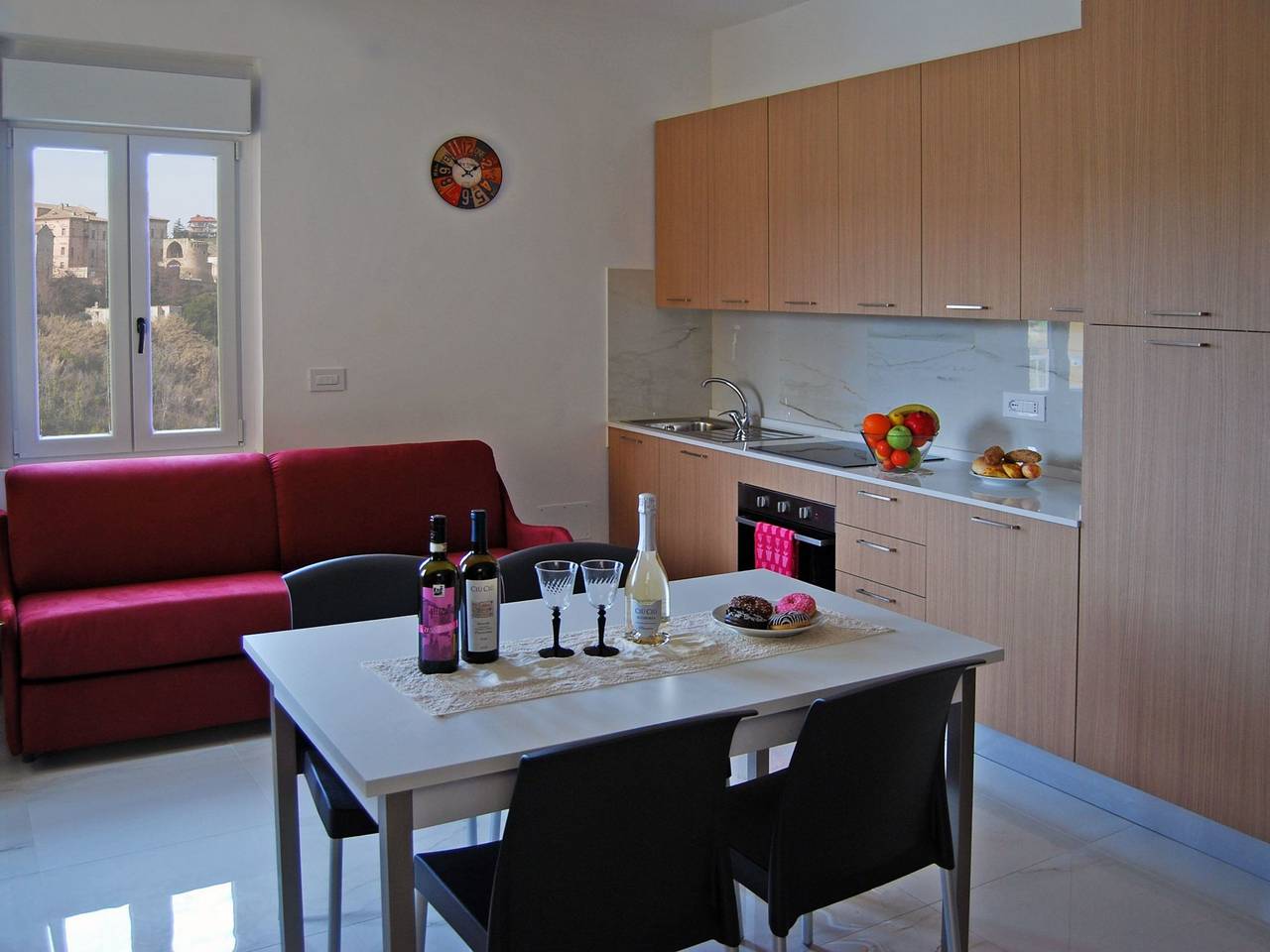 Appartement entier, Residenz Borgo Offida mit großem Garten in Offida, Province d'Ascoli Piceno