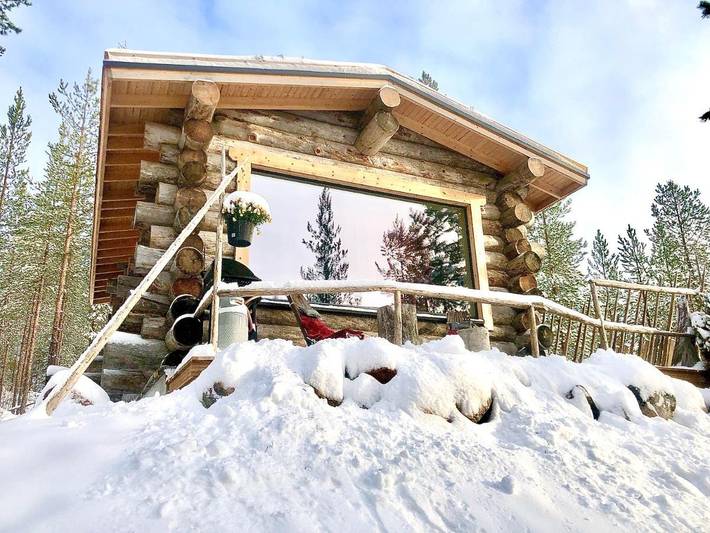 Ferienhaus für 4 Personen, mit Terrasse und Whirlpool sowie Sauna in Rovaniemi