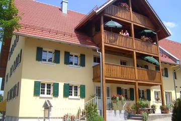 Ferienwohnung für 4 Personen, mit Balkon und Garten in Bad Wörishofen