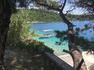 Maison d’hôte pour 2 personnes, avec vue et balcon en Korcula