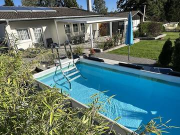 Ferienhaus für 6 Personen, mit Pool und Terrasse sowie Sauna, mit Haustier in Rheinböllen
