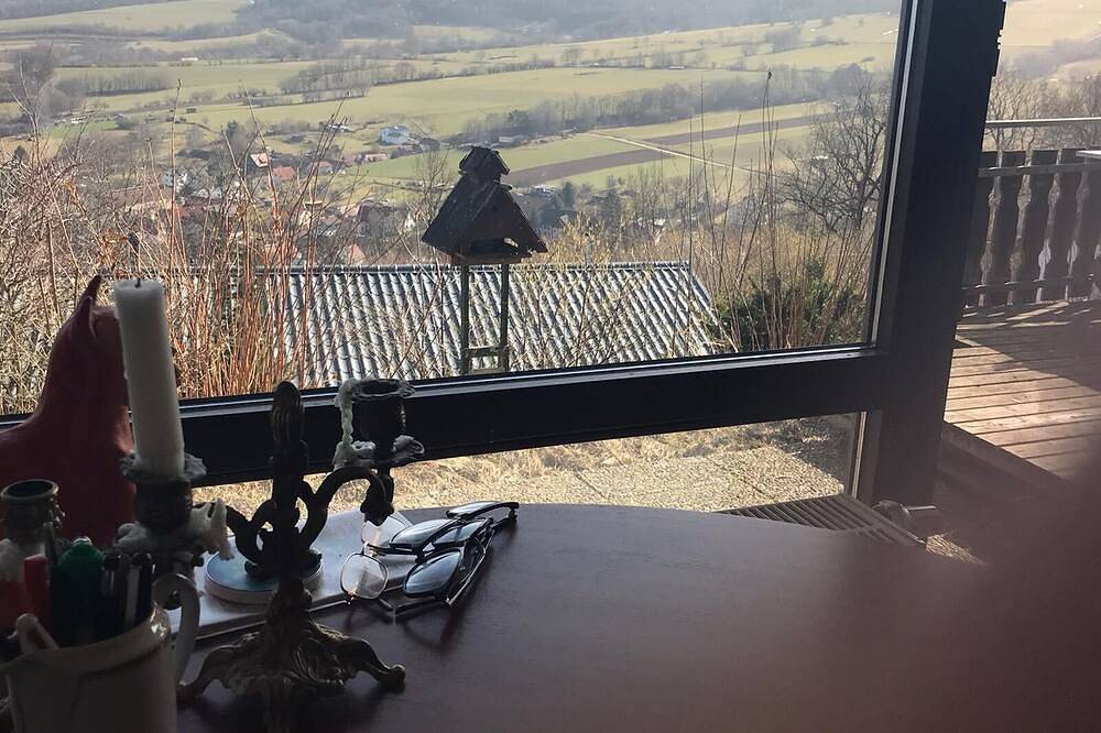 Ganze Wohnung, Panoramablick auf die Rhön in Bischofsheim an der Rhön, Rhön-Bayern