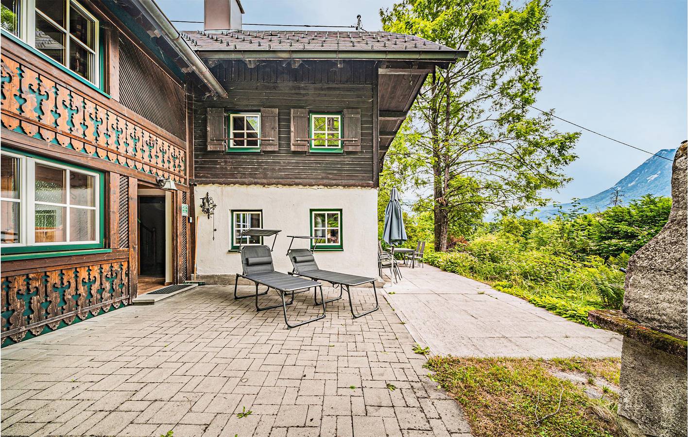Gemütliche 2-Zimmer-Wohnung mit Terrasse, Küche und WLAN in der Nähe des Flusses Koppentraun in Salzkammergut-Berge, Bad Goisern am Hallstättersee