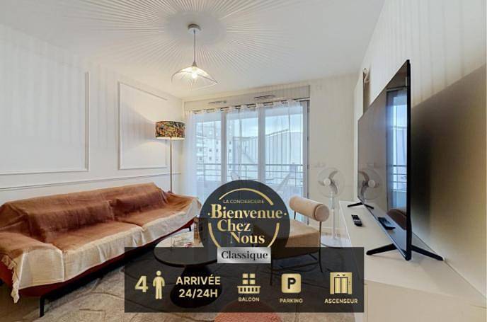 Appartement de vacances pour 4 personnes, avec Balcon et Terrasse