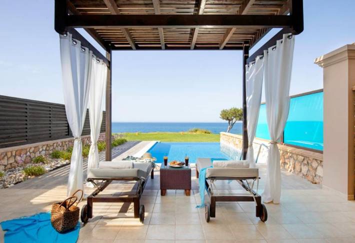 Ferienhaus für 4 Personen, mit Meerblick und Balkon