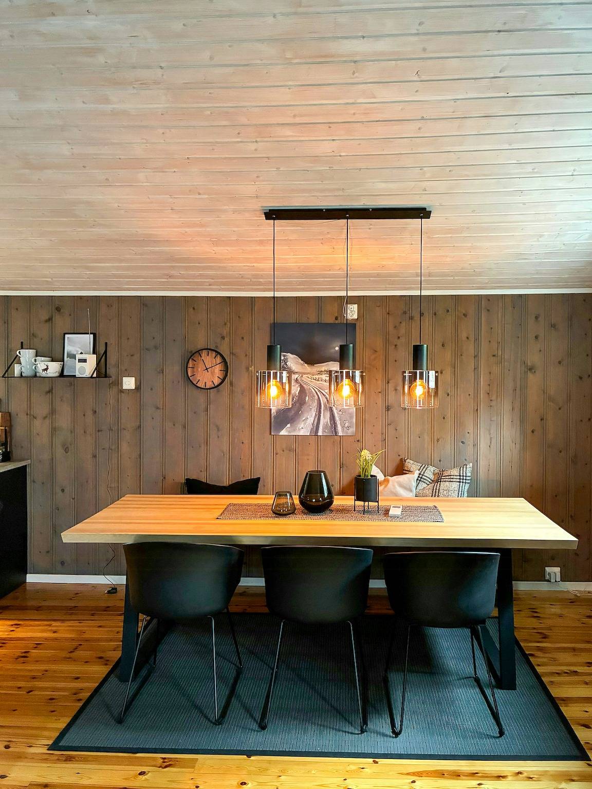 Renovierte Hütte mit hohen Decken und Blick auf die Natur in Evje og Hornnes