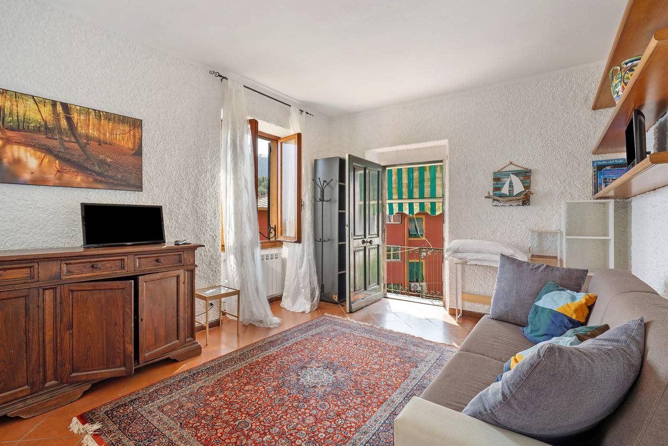 Appartamento intero, Appartamento 'Luca Via Gavazzo 18' con vista mare e giardino in comune in Bonassola (Città), Bonassola