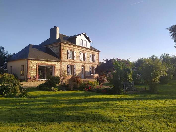 Chambre d’hôte pour 3 personnes, avec jardin et vue à Maniquerville