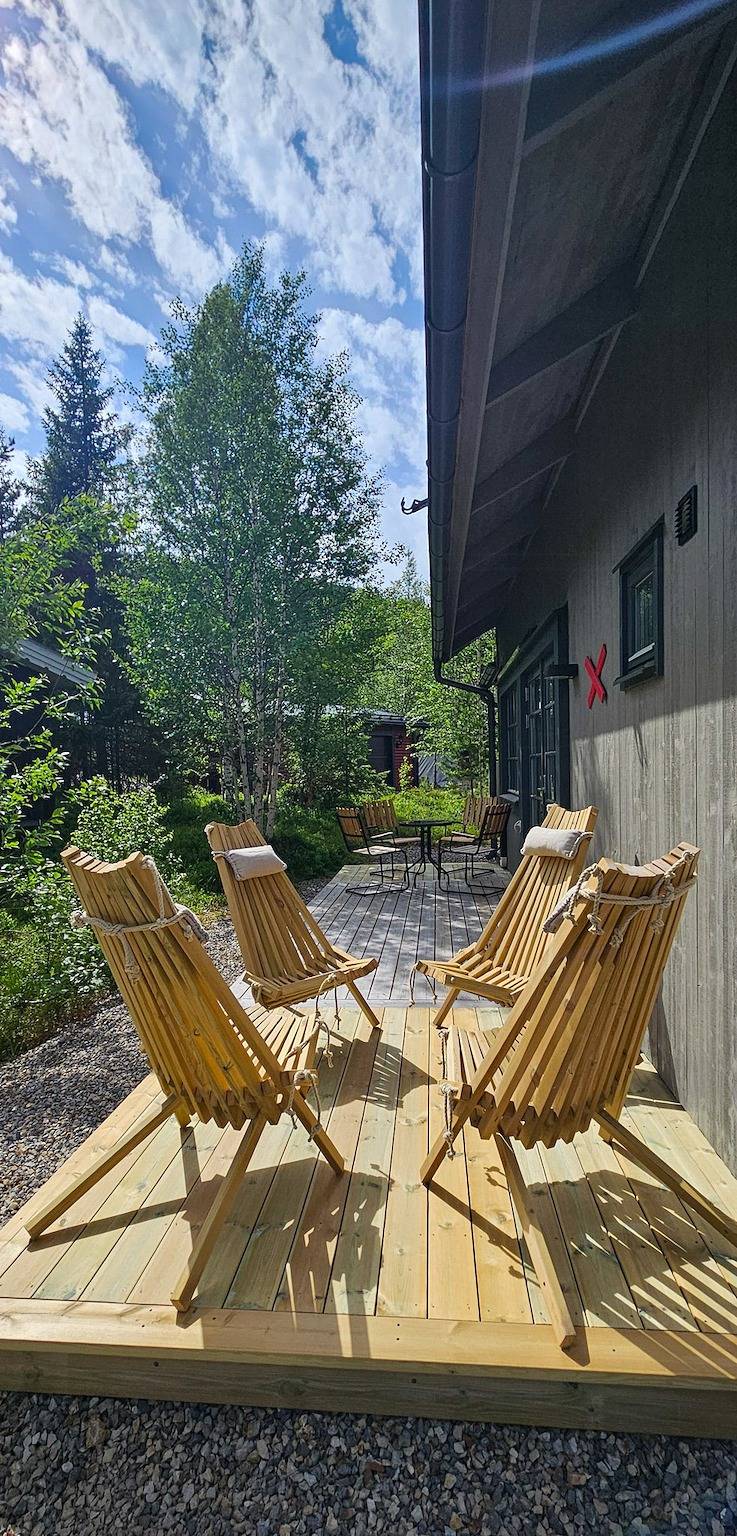Moderne Berghütte mit Sauna in der Nähe von Klövsjö in Vemdalen, Jämtland