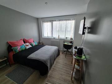 Chambre d’hôte pour 3 personnes, avec terrasse ainsi que vue et jardin à Lille