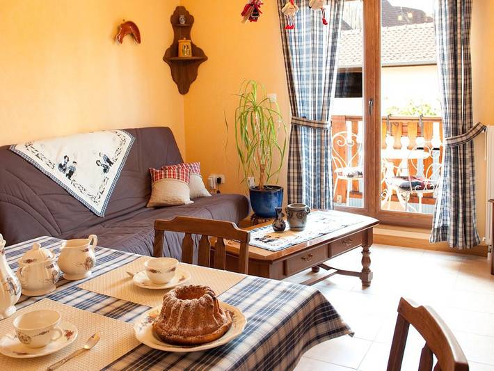 Gîte pour 3 personnes, avec Balcon dans Wintzenheim-Kochersberg
