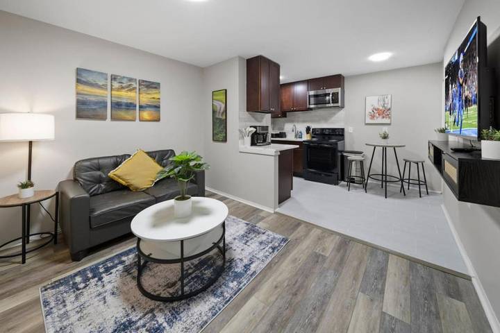 Appartement de vacances pour 3 personnes, avec jardin