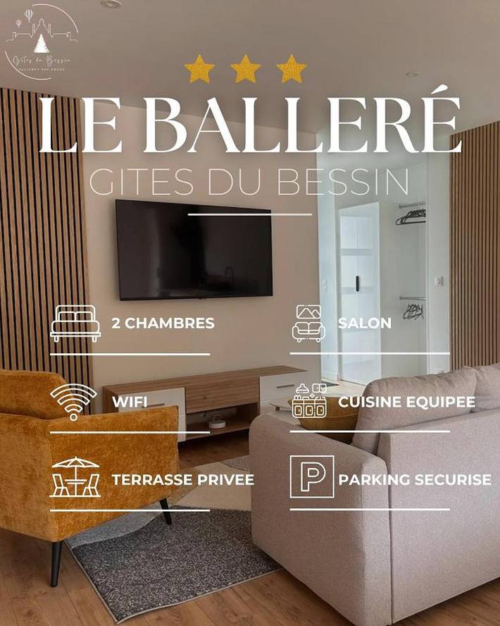 Maison de vacances pour 4 personnes, avec Terrasse à Balleroy