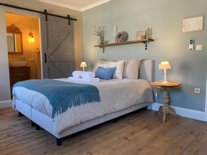 Chambre d’hôte pour 2 personnes, avec Terrasse ainsi que Jardin et Vue à Hamont-Achel