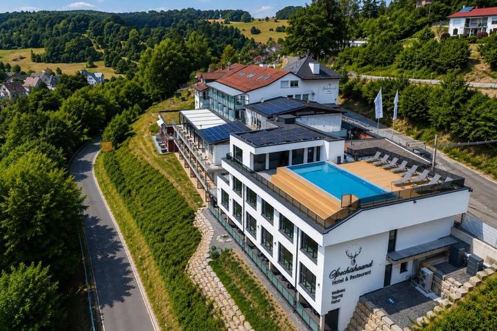Hôtel pour 2 personnes, avec Terrasse et Jardin ainsi que Piscine et Sauna dans Rohrbrunn
