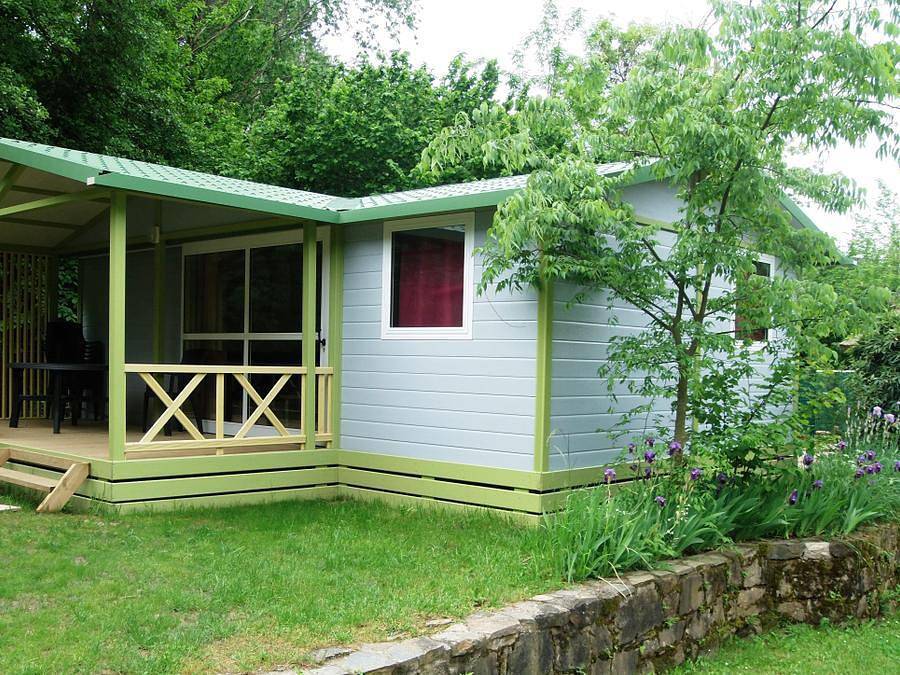 Camping Les Sources - Chalet 8 personen - Gitotel 3 Zimmer in Saint-Jean-du-Gard, Cevennen