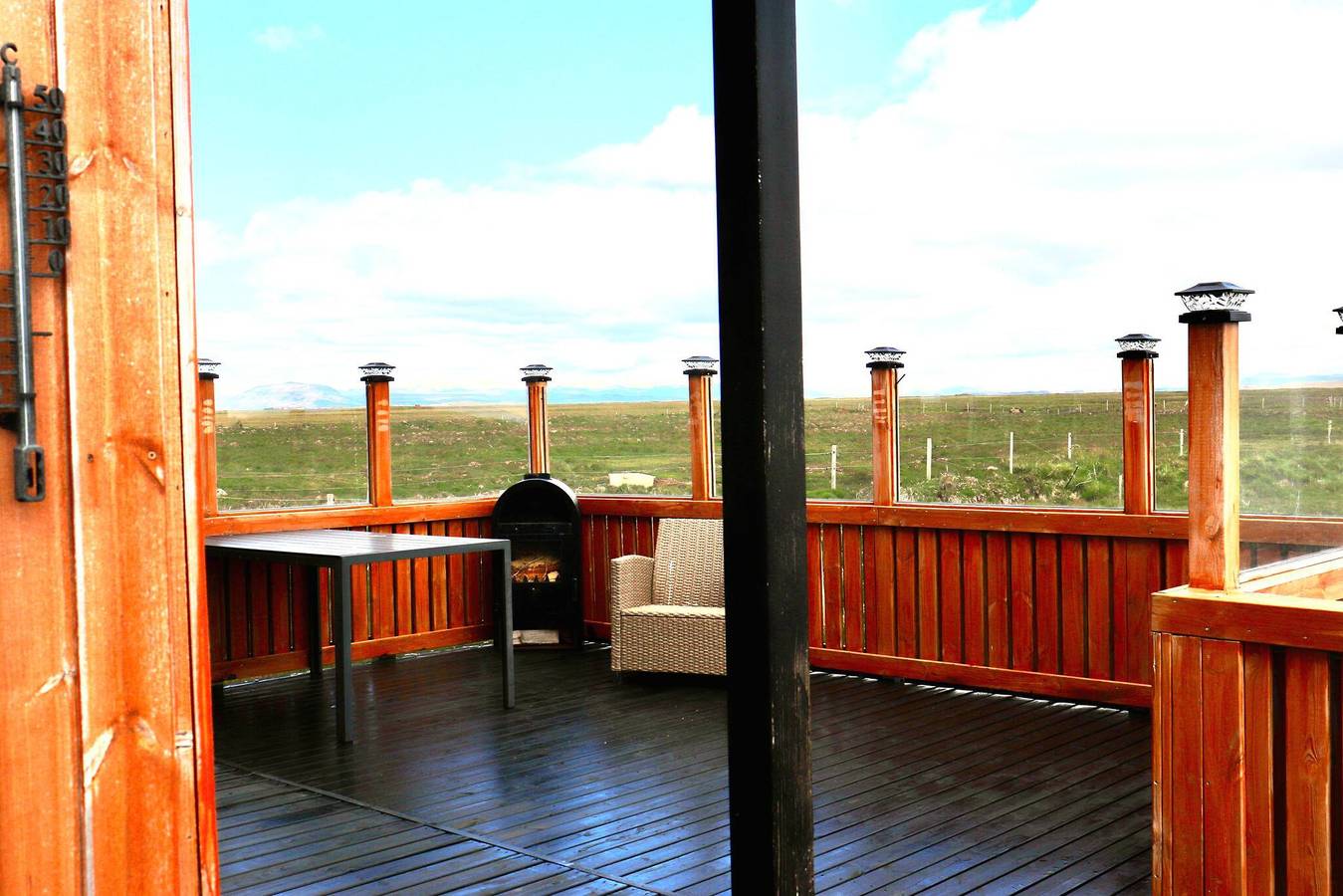 Estancia en el campo con caballos in Suðurland