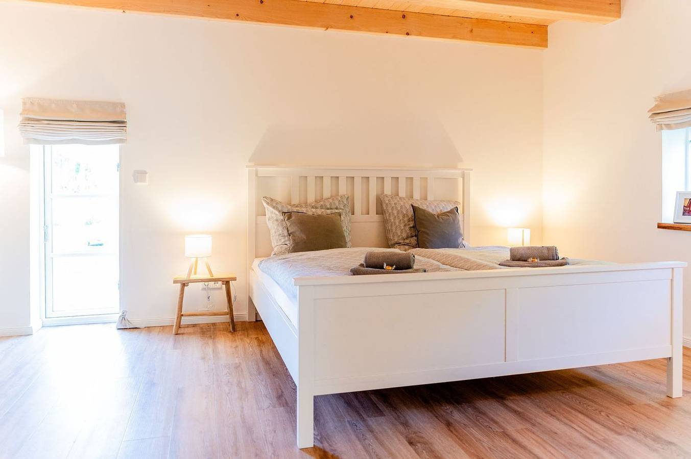 Ganze Wohnung, Ferienwohnung Hanna im Reethus Mühlenlund in Quern, Steinbergkirche
