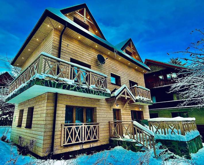 Willa dla 16 osób, z widok i ogród w Beskidy