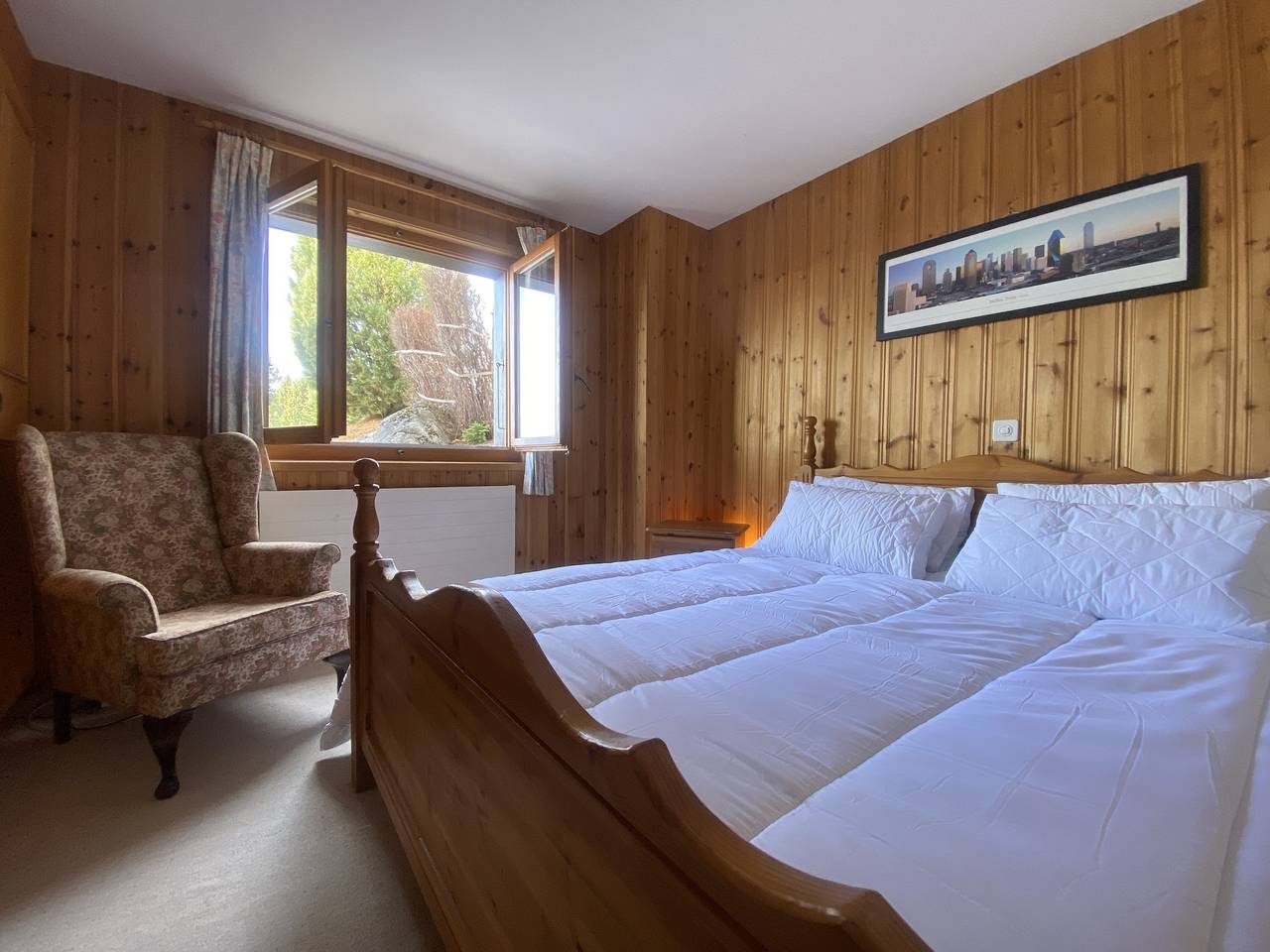 Ganze Wohnung, Komfortable 3,5-Zimmer-Wohnung in den Höhen von Gryon - Atemberaubender Blick auf die Alpen in Gryon, Alpes Vaudoises