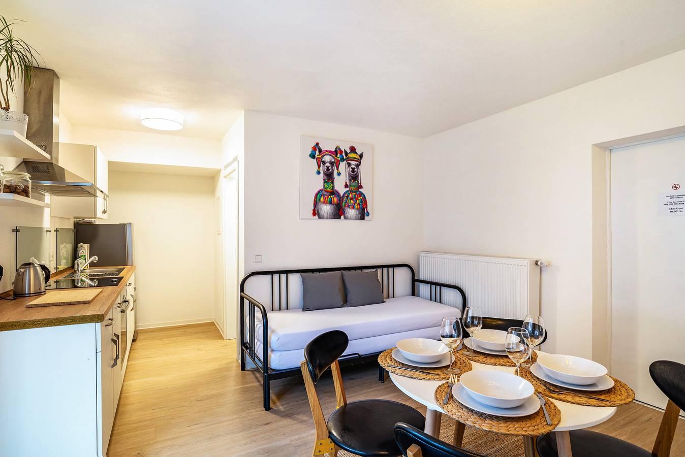 Monolocale intero, Aposto Appartamento 1 con terrazza privata e Wi-Fi in Oberderdingen, Kraichgau