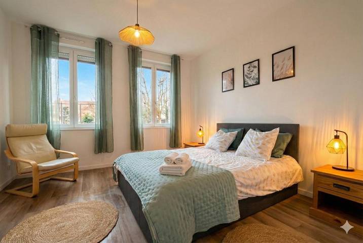 Gîte pour 4 personnes, avec terrasse à Marchiennes