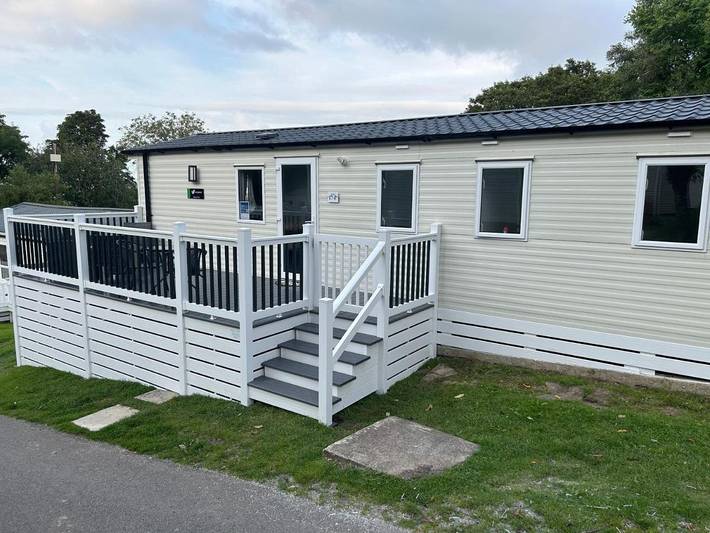 Vakantiepark voor 6 personen, with kinderzwembad and tuin as well as uitzicht and zwembad, met huisdier in Devon