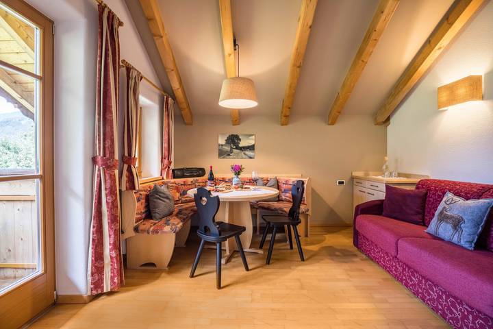 Ganze Wohnung, Ferienwohnung "Oberplunerhof - Fewo Gitschberg" mit Wlan und Balkon in Getzenberg, Kiens