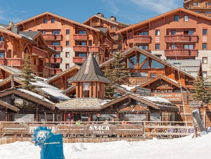 Camping voor 8 personen, met balkon en sauna in Les Trois Vallées
