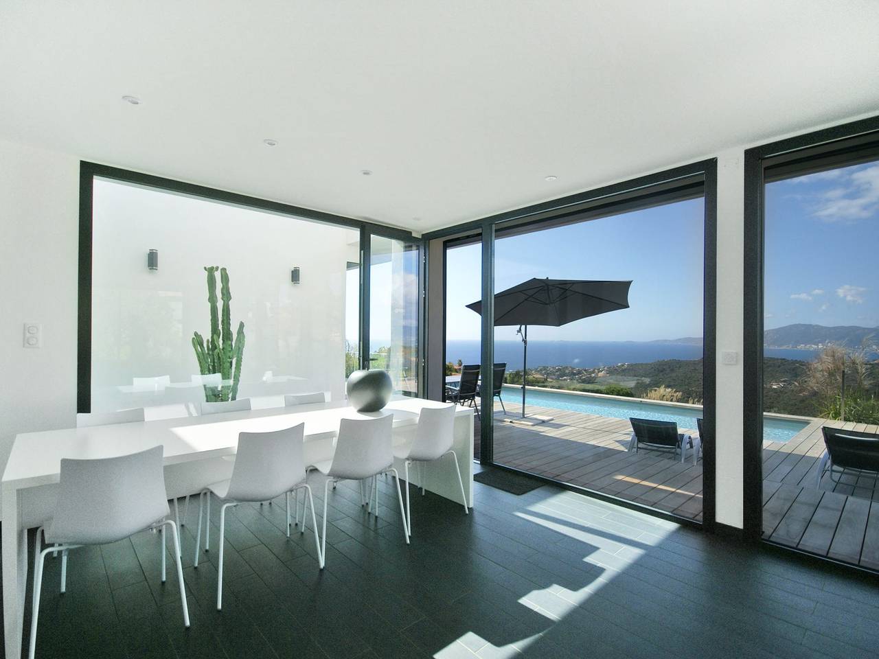 Sunset Villa con vista sulla baia in Albitreccia, Ajaccio e dintorni