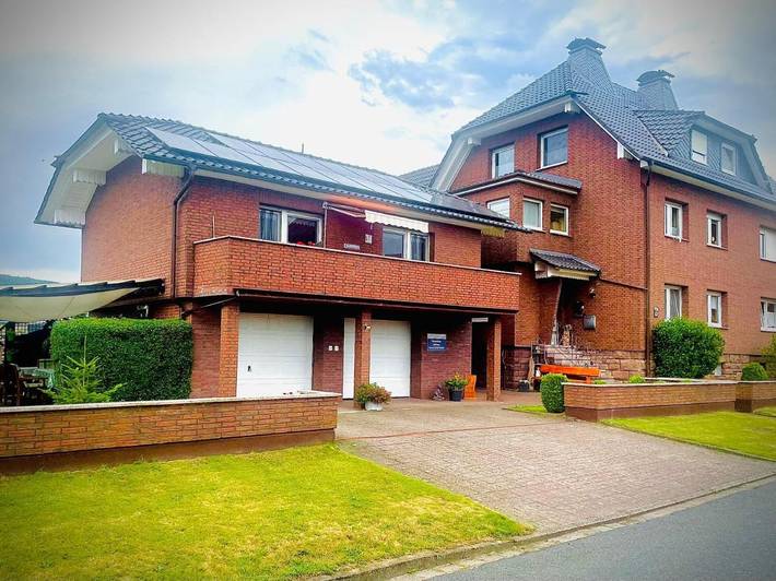 Ferienhaus für 3 Personen, mit Balkon und Terrasse sowie Garten und Ausblick in Uslar
