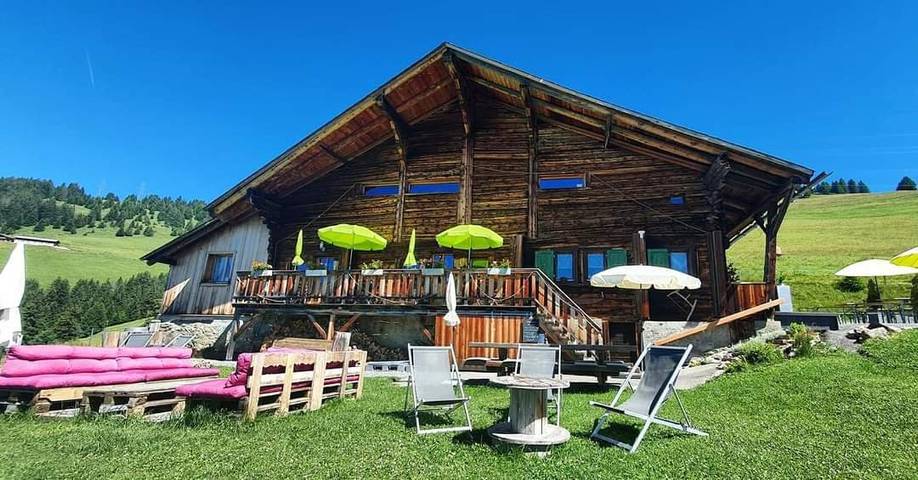 Hôtel pour 6 personnes, avec terrasse et jardin, animaux acceptés à Troistorrents - 4