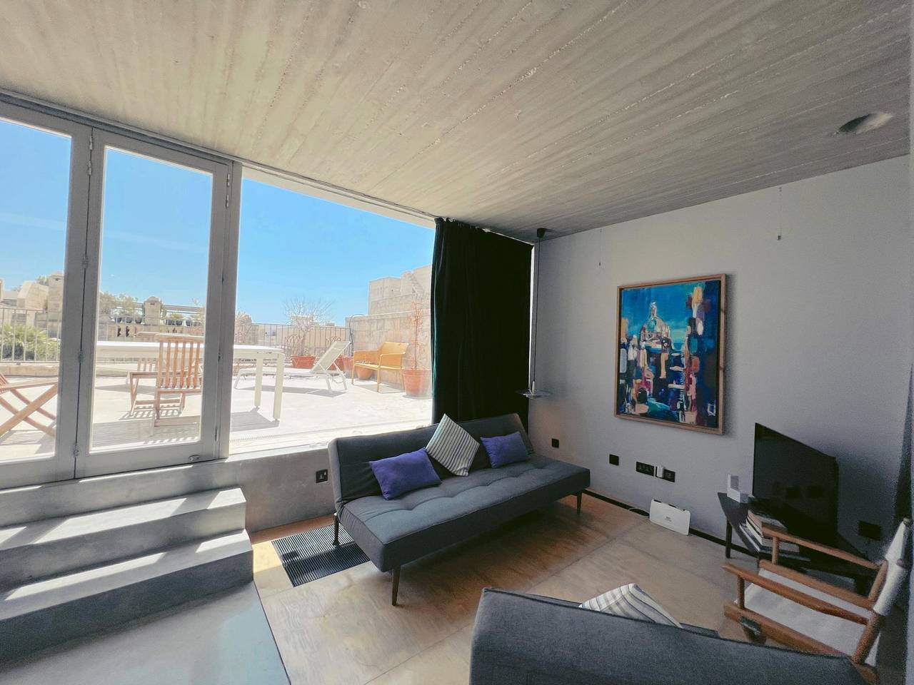 Ganze Wohnung, Ferienwohnung für 4 Personen mit Terrasse in Valletta, Insel Malta