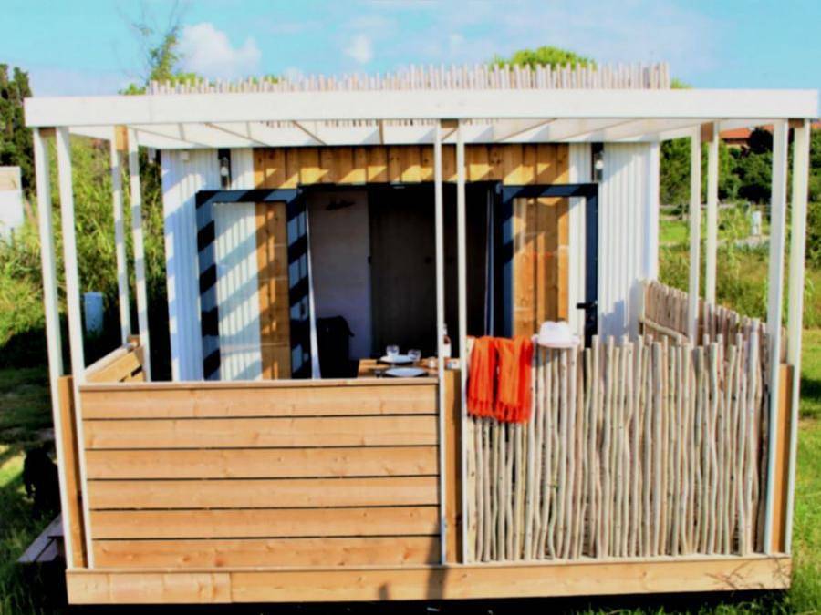 Camping Les Bois Flottés - Mobilheim 4 personen - Rapidhome 4Pers. 2Ch in Salin-de-Giraud, Arles