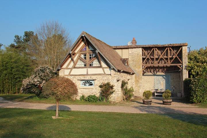 Maison de vacances pour 10 personnes, avec vue et jardin